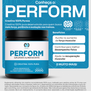 PERFORM – Creatina 100% Pureza