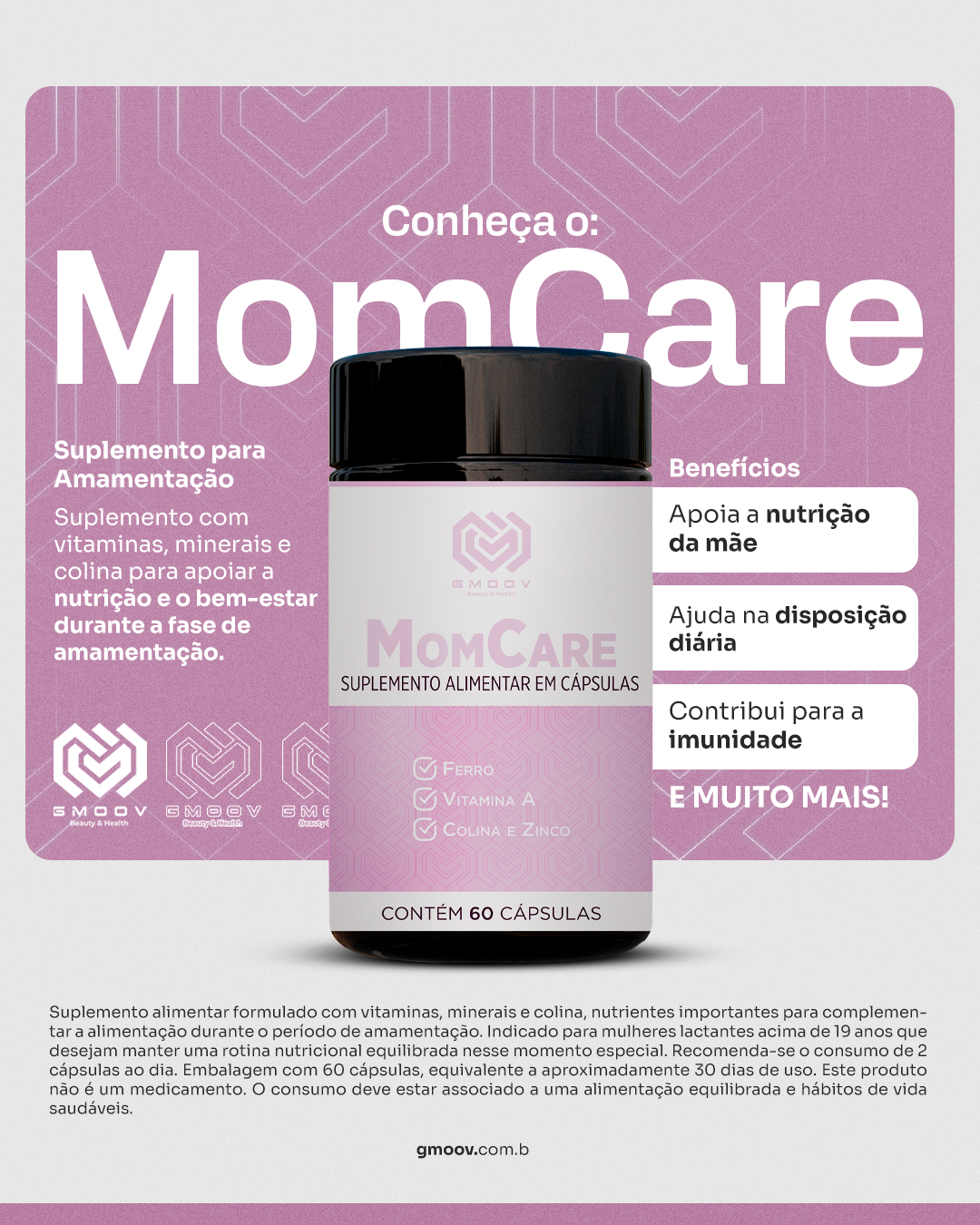 MomCare – Suplemento para Amamentação
