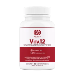 Vita12 – Vitamina B12 (Metilcobalamina) Mastigável
