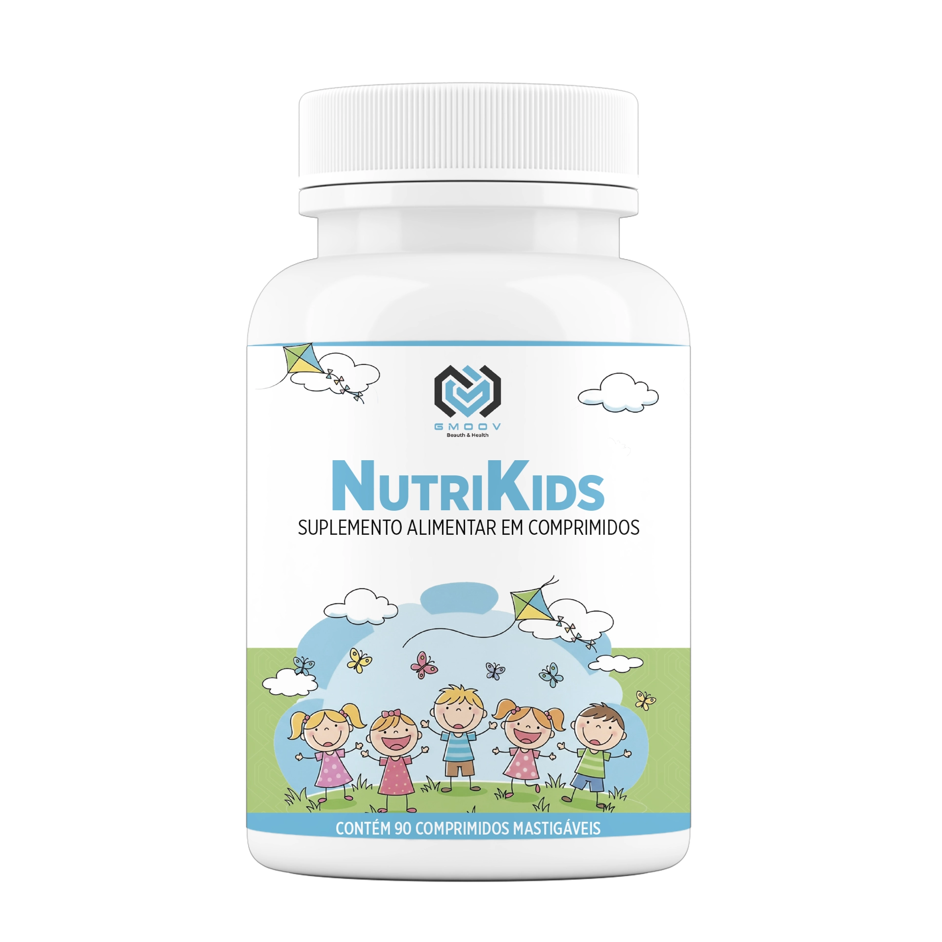 NutriKids – Vitamina Infantil Mastigável (Sabor Uva)