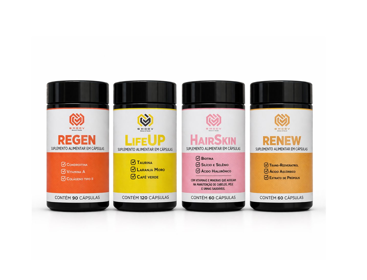 Combo Mais Vendidos – Energia, Metabolismo, Beleza e Cuidado Completo