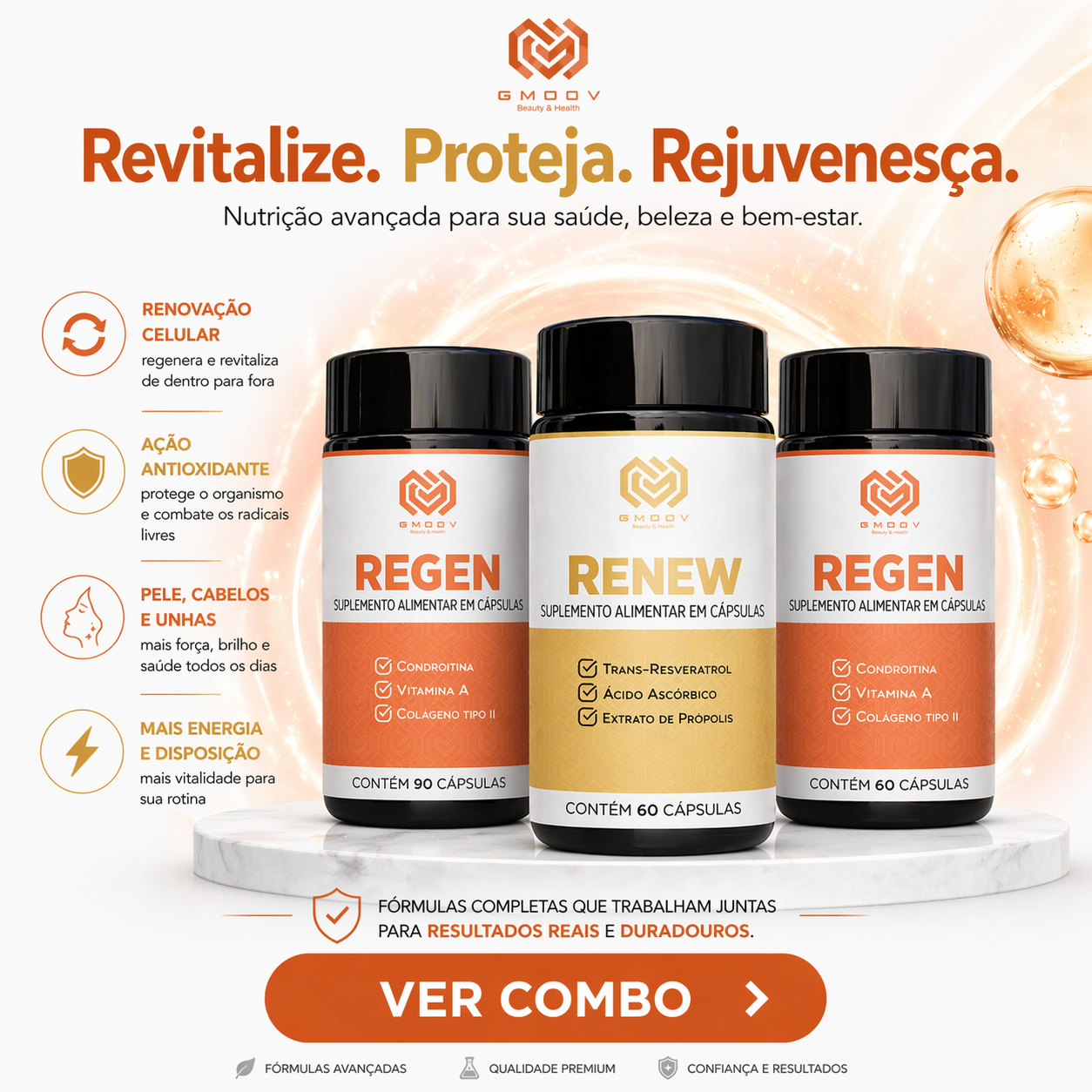 Combo Ultra Regeneração – Articulações Fortes, Mobilidade e Qualidade de Vida